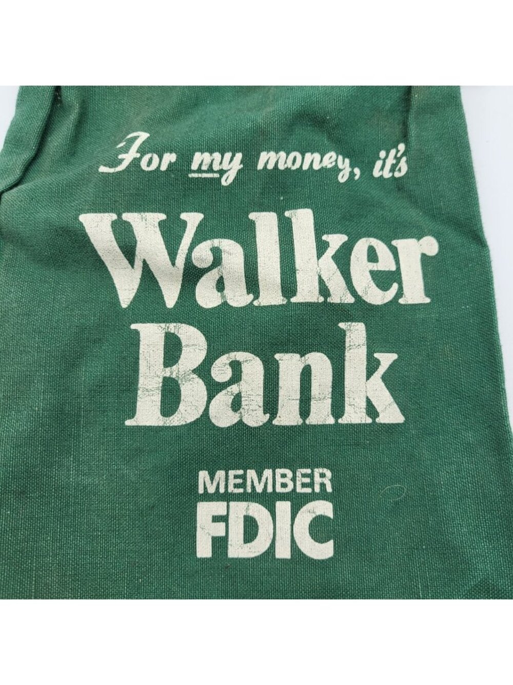 Vintage Walker Bank Bags Salt Lake City Deposit Bags Coin sack